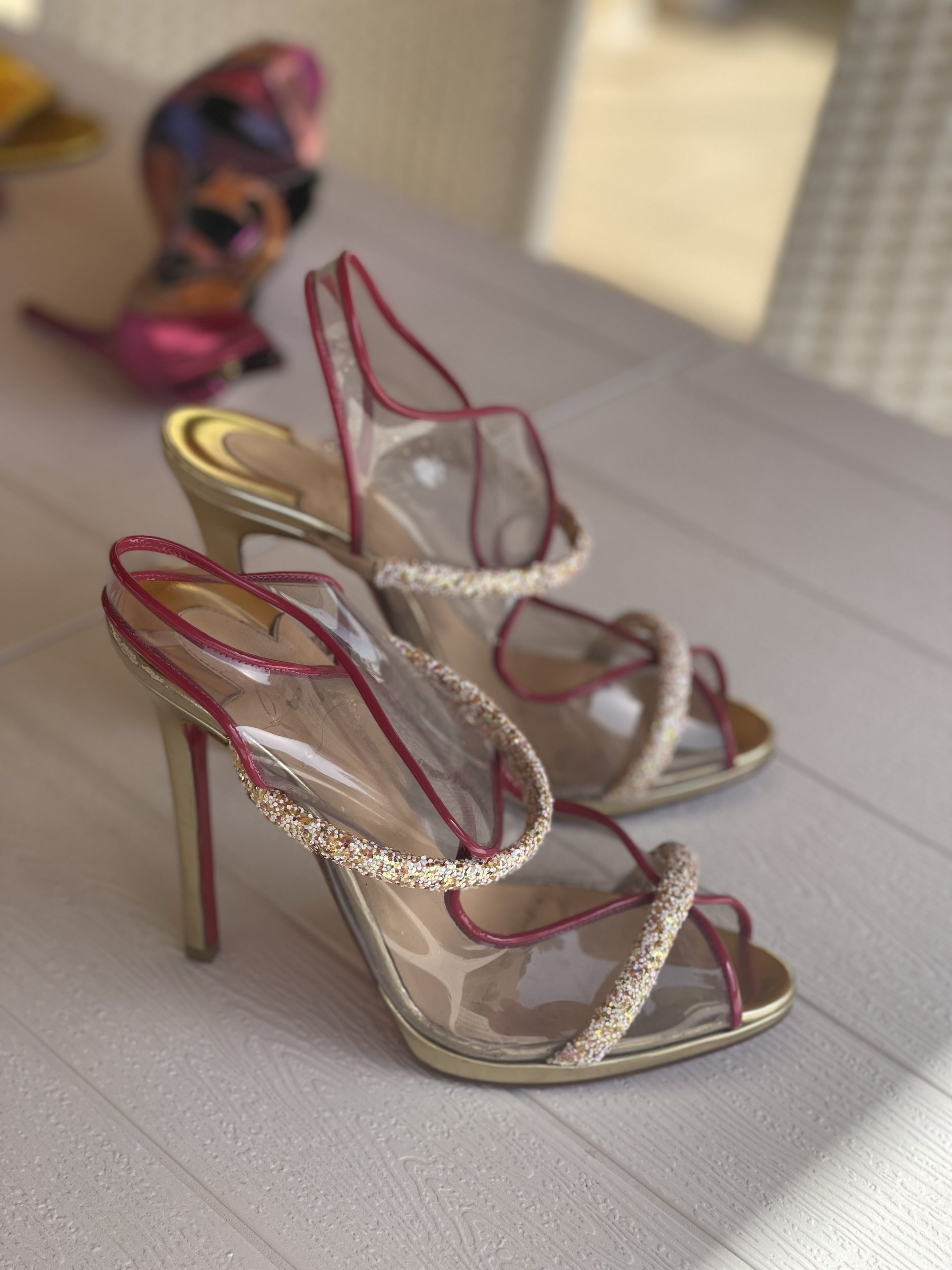 (SOLD OUT) Christian Louboutin Strappy Sandals – Amira Ashour